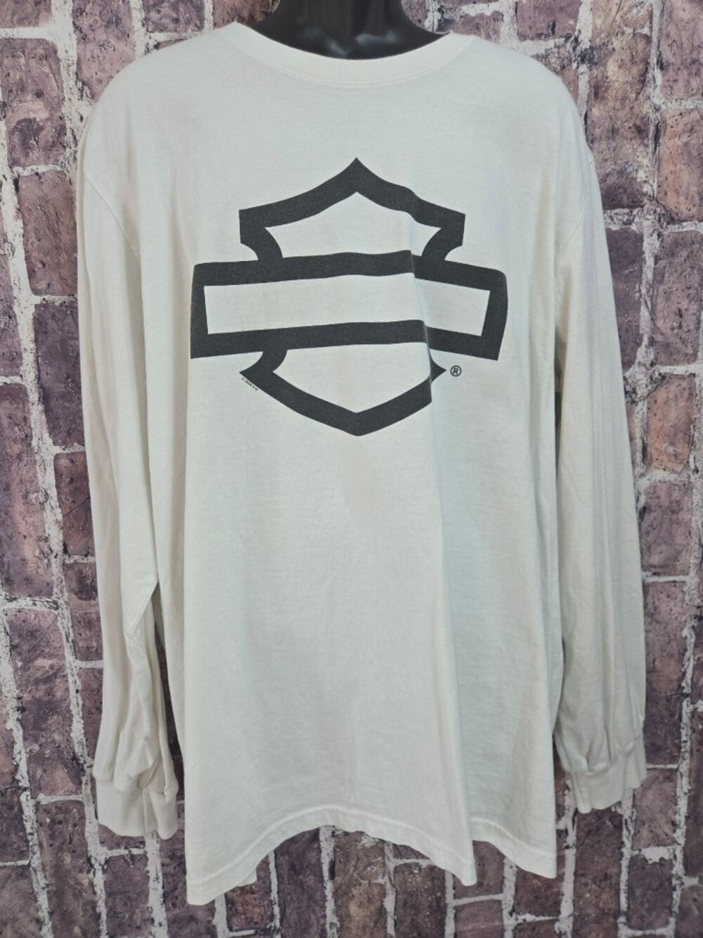 Harley-Davidson Texas Long Sleeve T-Shirt 3XL White Graphic